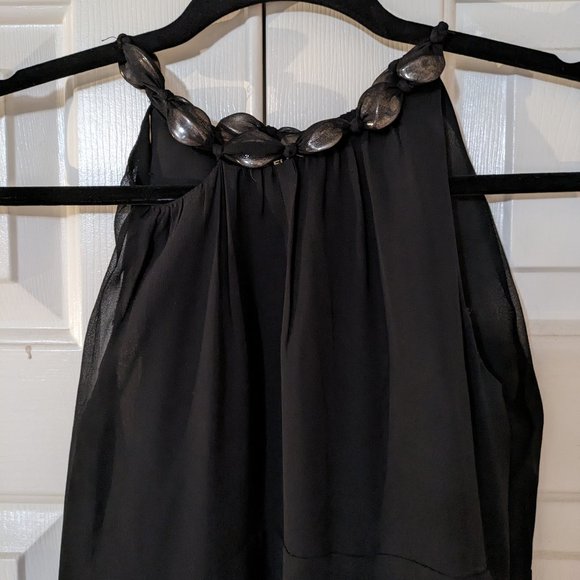 Black Layer Cocktail Dress - Picture 2 of 3